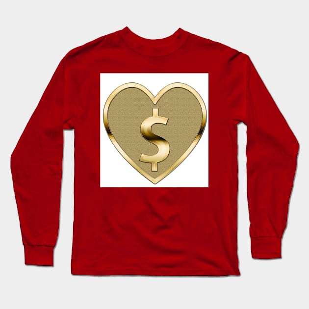 dollar Long Sleeve T-Shirt by paulashish